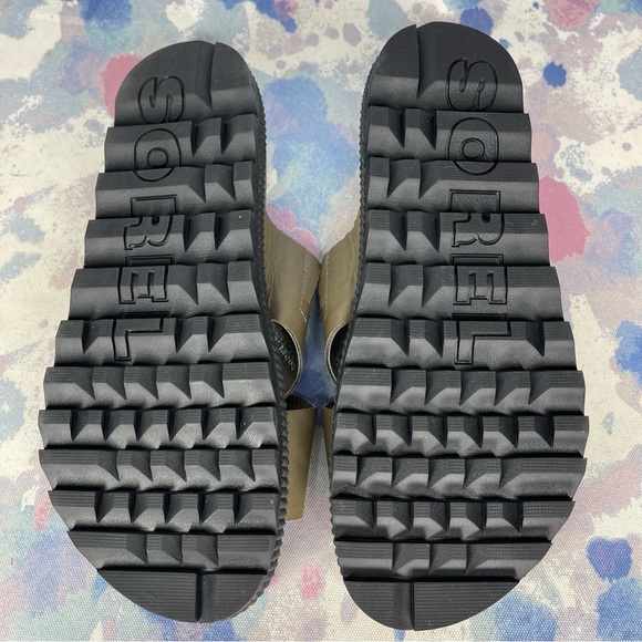Sorel Roaming Cris Cross Slide Leather Sandals Women’s Size 7.5 - Picture 5 of 6